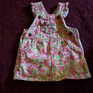 6month girl Oshkosh brand Denim jumper